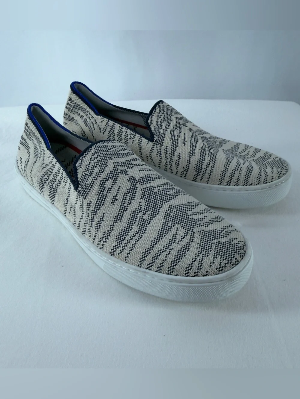 Rothy’s Retired Maritime Tiger‎ Slip On The Original Sneaker Size 9